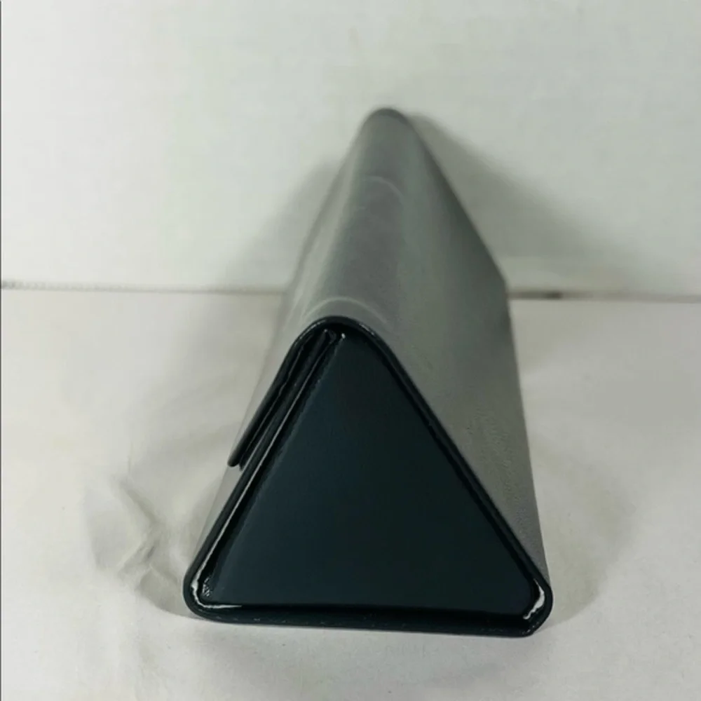 Bulova eyeglass case triangle shape